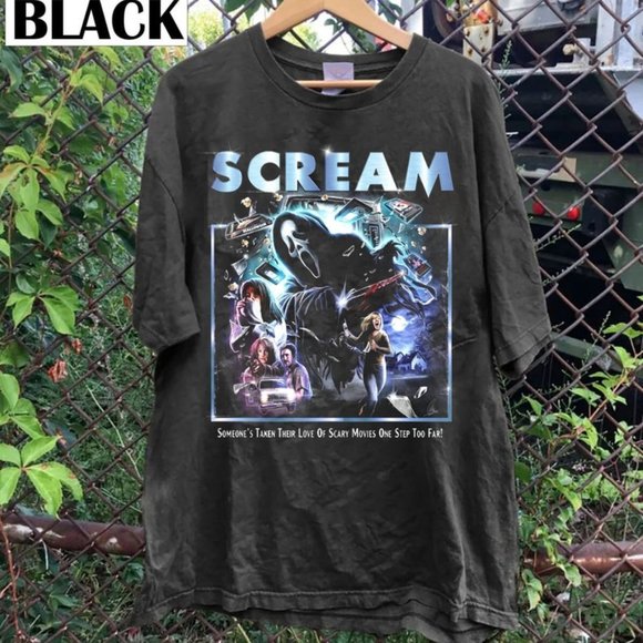 Scream Movie T-shirt, Scream Vintage Halloween Tshirt, Scream Shirt, Scream Movi - Picture 1 of 1